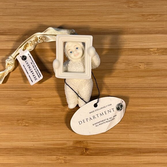 NWT Department 56 Snowbabies Ornament "Pretty as a Picture" #69065 w/Box Retired - Picture 7 of 14